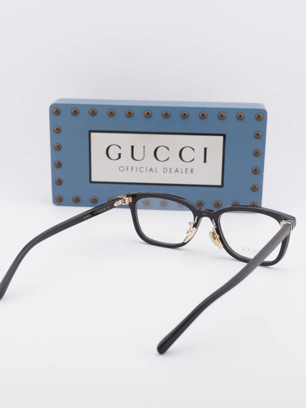 Gucci GG2002OJ 002 Rectangle Eyeglasses - Brown 53mm